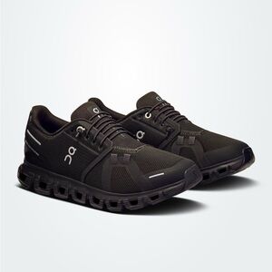 On Women's Black Cloudflow Lightweight Running Sneakers